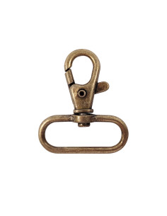 Mosquetão de metal - Bronze 40 x 30 mm