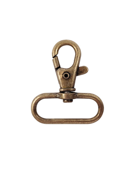 Mosquetão de metal - Bronze 40 x 30 mm