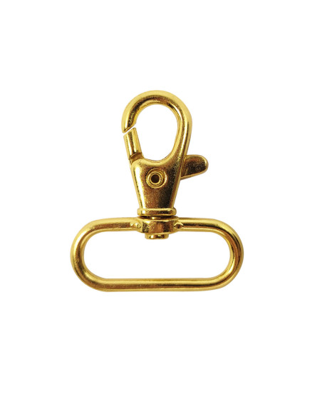 Mosquetão de metal - Dourado 40 x 30 mm