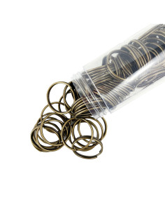 Aneis partidos para porta-chaves 20 mm bronze