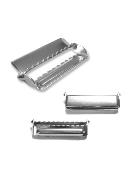 Fivela de ajuste para alças - Prata 30 mm