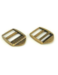 Fivelas de ajuste em metal bronze 25 mm