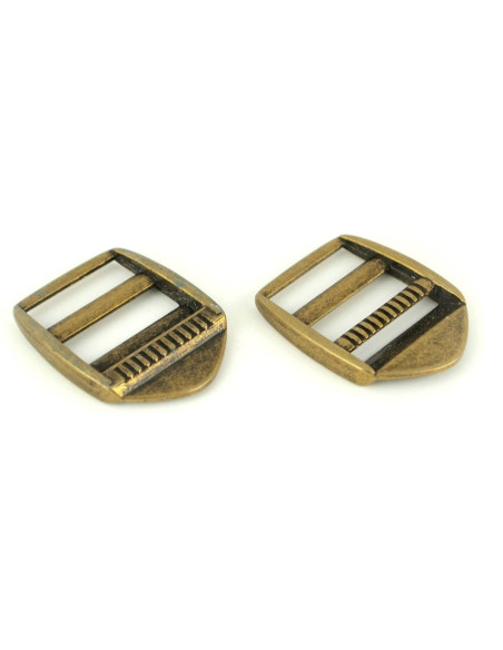 Fivelas de ajuste em metal bronze 25 mm
