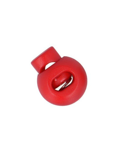 Cordão de aperto com bola - Vermelho