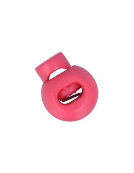 Cordão de aperto com bola - Rosa escuro