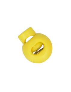 Fecho de cordão esférico - Amarelo