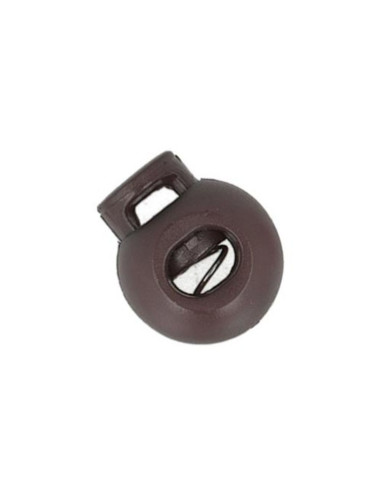 Cordão de aperto com bola - Marrom