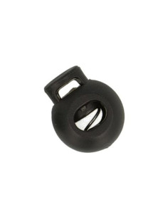 Fecho de cordão bola - Preto