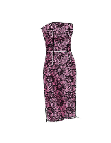 Molde de vestido - Vogue 8766