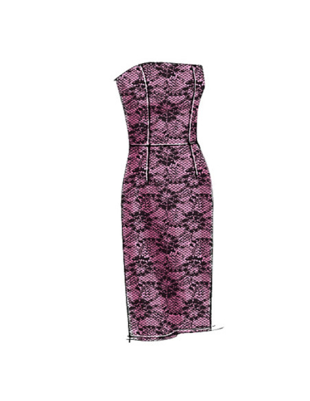 Molde de vestido - Vogue 8766