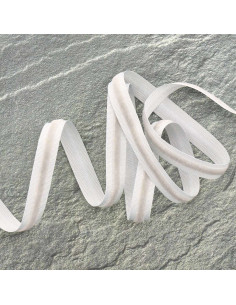 Fita de veludo grosgrain - Cinza