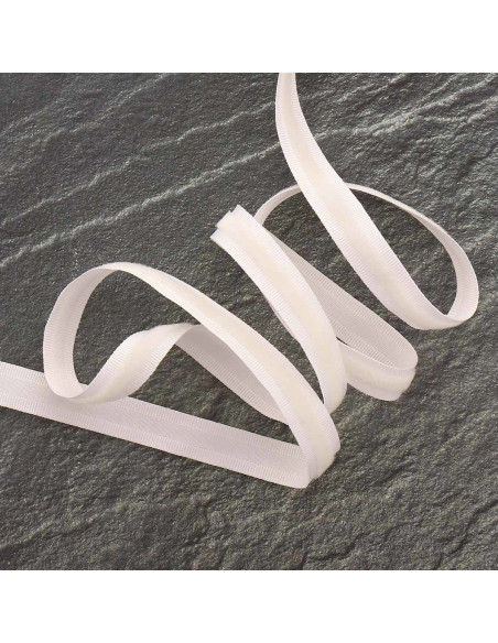 Fita de veludo grosgrain - Creme