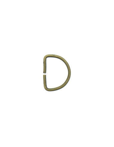 Anel em D 20 mm - Bronze