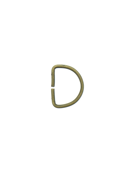 Anel em D 20 mm - Bronze
