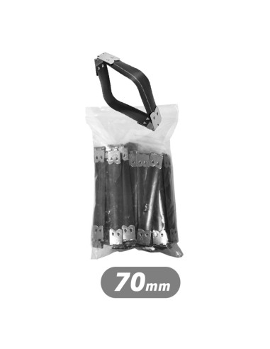 Conjunto de 50 fechos de catraca - 70 mm