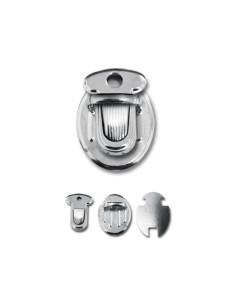 Fecho pequeno para mochila 25 x 18 mm - Prata