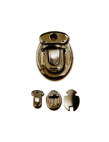 Fecho pequeno para mochila 25 x 18 mm - Bronze