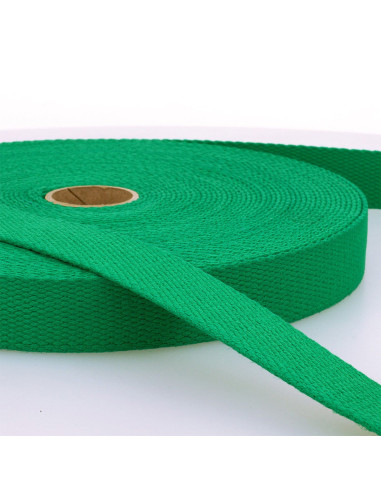 Alça de algodão para sacos - Verde esmeralda