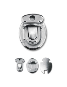 Fecho para pasta 33 x 25 mm - Prata