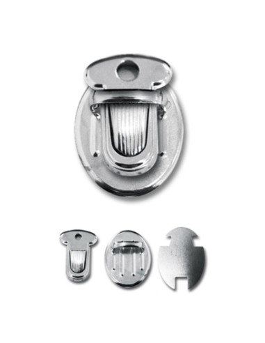 Fecho para pasta 33 x 25 mm - Prata