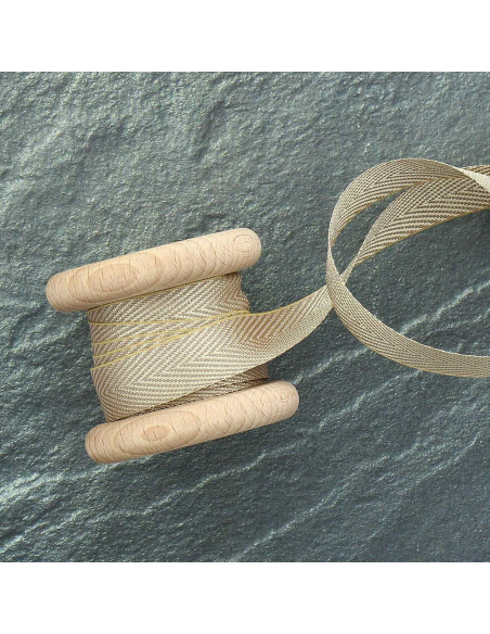 Fita de sarja lurex - Ouro