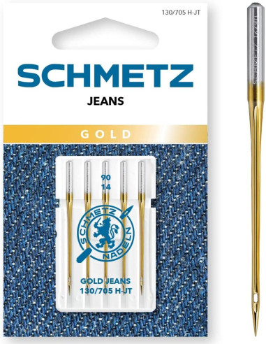 Agulhas jeans Gold Schmetz