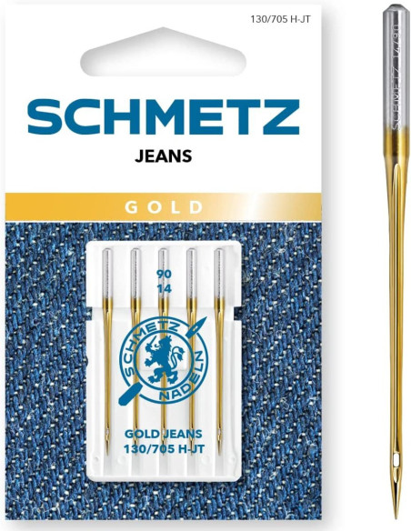 Agulhas jeans Gold Schmetz