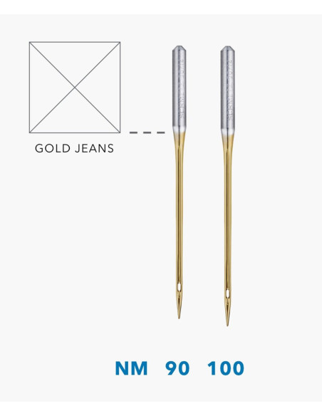Agulhas jeans Gold Schmetz