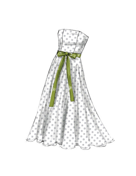 Molde de vestido - Vogue 8766