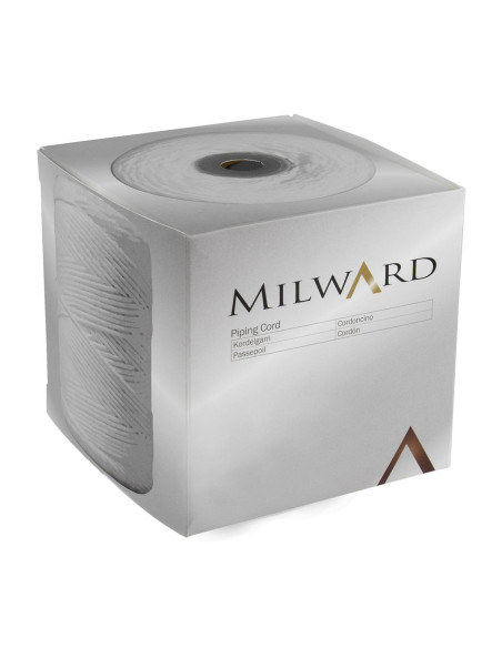Cordão de algodão macramé 5 mm - Branco