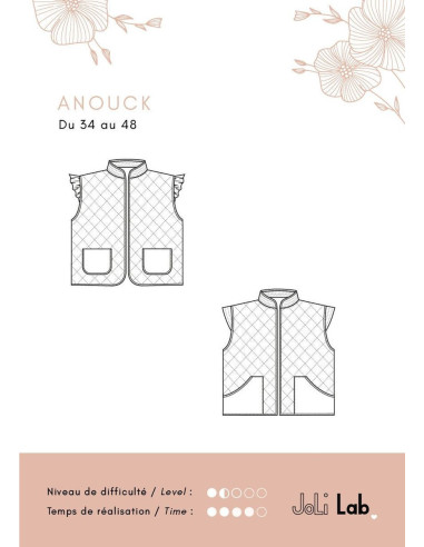 Padrão de colete Anouck - Joli Lab
