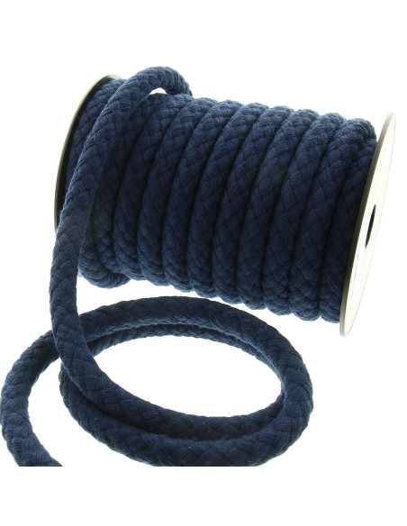 Cordão de algodão para alça de saco 15 mm - Azul marinho