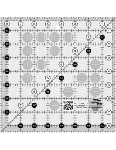 Régua quadrada de quilting 8.5" x 8.5" Creative Grids