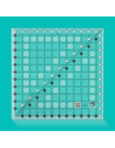 Régua quadrada de quilting 12.5" x 12.5" Creative Grids 2