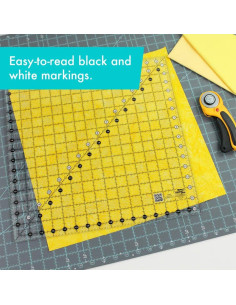 Régua quadrada de quilting 16.5" x 16.5" Creative Grids 2