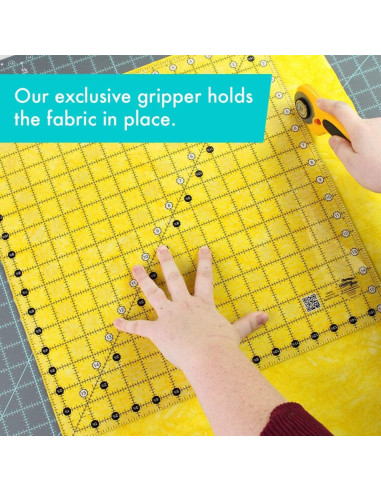 Régua quadrada de quilting 16.5" x 16.5" Creative Grids