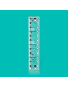 Régua retangular para quilting 2.5" x 12.5" Creative Grids 2