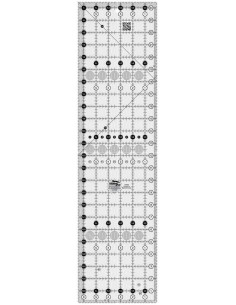 Régua retangular para quilting 6.5" x 24.5" Creative Grids
