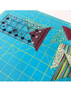 Régua retangular para quilting 3.5" x 6.5" Creative Grids 2