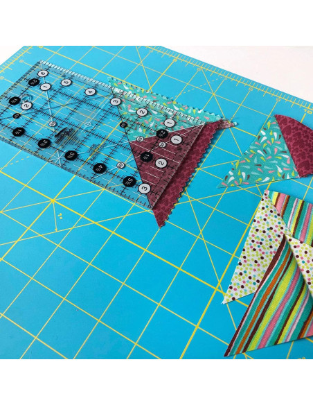 Régua retangular para quilting 3.5" x 6.5" Creative Grids