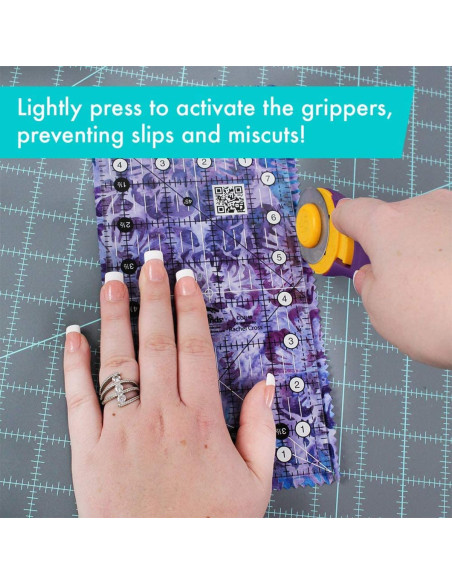 Régua retangular para quilting 4.5" x 8.5" Creative Grids
