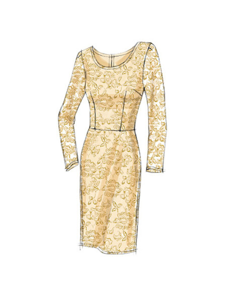 Molde de vestido - Vogue 8766