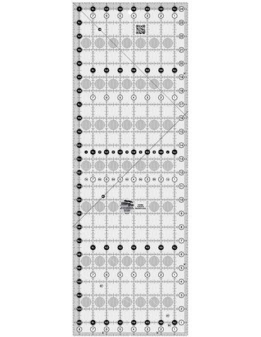 Régua retangular para quilting 8.5" x 24.5" Creative Grids