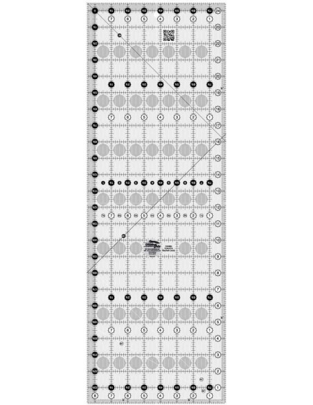 Régua retangular para quilting 8.5" x 24.5" Creative Grids