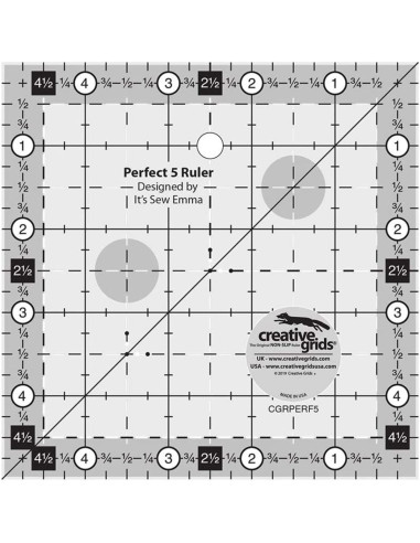 Régua Perfect 5 Creative Grids