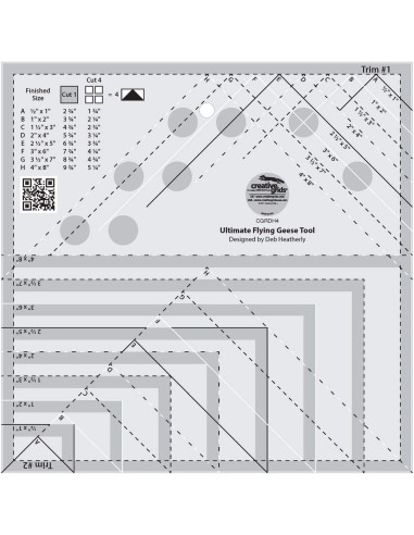 Regra Ultimate Flying Geese Creative Grids