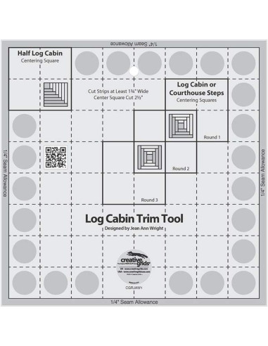 Ferramenta de Corte Log Cabin de 8" Creative Grids