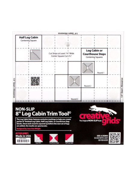 Ferramenta de Corte Log Cabin de 8" Creative Grids