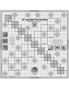 Regra Log Cabin Trim Tool Duo Creative Grids