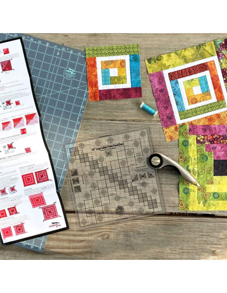 Regra Log Cabin Trim Tool Duo Creative Grids